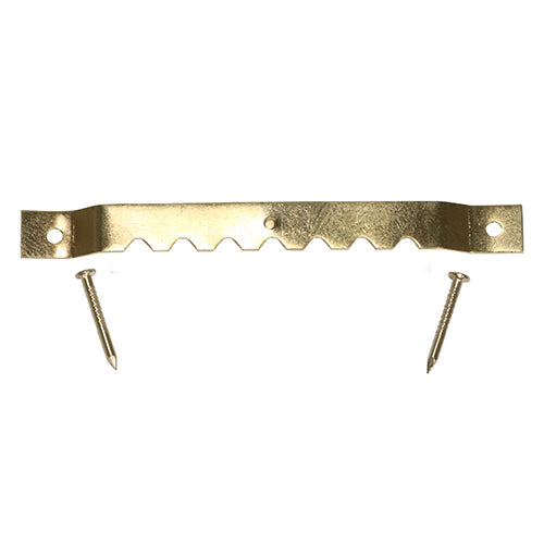 Mixed Sawtooth Hangers and Nails - Electro Brass - 41mm & 63mm