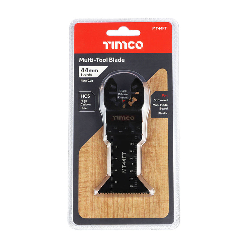 Multi-Tool Blades - Straight Fine - For Wood - 44mm