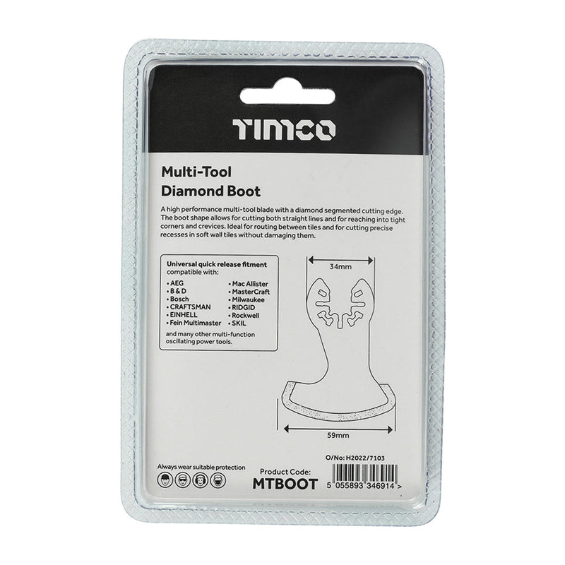 Multi-Tool Boot Blade - Diamond Boot - 59mm