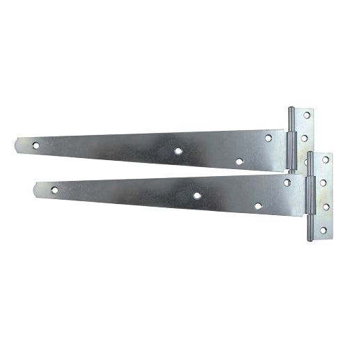 Pair of Medium Tee Hinges - Hot Dipped Galvanised - 12"