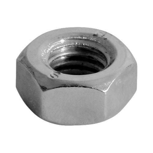 Hex Full Nuts - Stainless Steel - M6