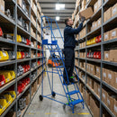 Narrow Aisle Safety Steps – 300kg – 450mm Platform – Ultra Compact – Warehouse Steps