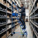 Narrow Aisle Safety Steps – 300kg – 450mm Platform – Ultra Compact – Warehouse Steps
