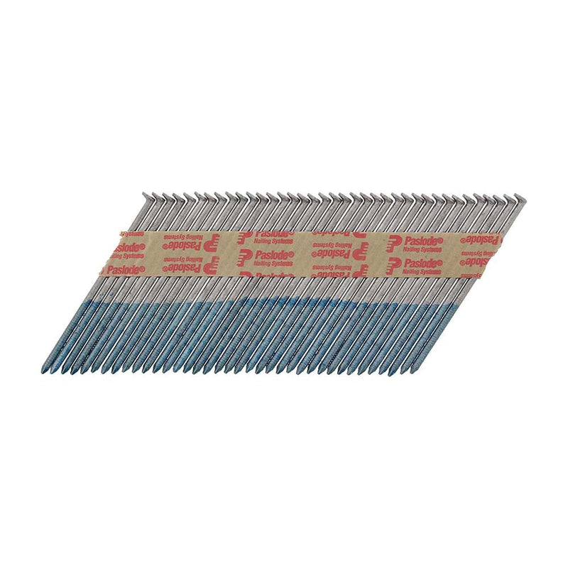 Paslode IM350+ Nails & Fuel Cells Trade Pack - Plain Shank - Hot Dipped Galvanised - 141235 - 3.1 x 90/2CFC