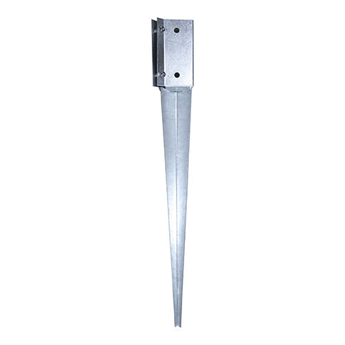 Drive in Post Spike - Bolt Secure - Hot Dipped Galvanised - 100 x 600mm