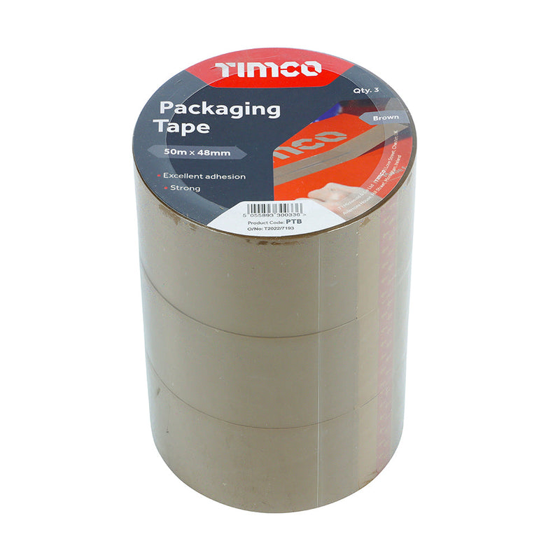 Packaging Tape - Brown - 50m x 48mm
