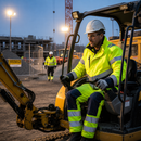 Premium Durable Hi-Vis Shell Jacket with Wind and Waterproof Fabric, Ventilation Features and Optional Hood Compatibility