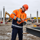 Premium Hi-Vis Winter Jacket with Waterproof Fabric and Reflectors for Cold Weather Protection