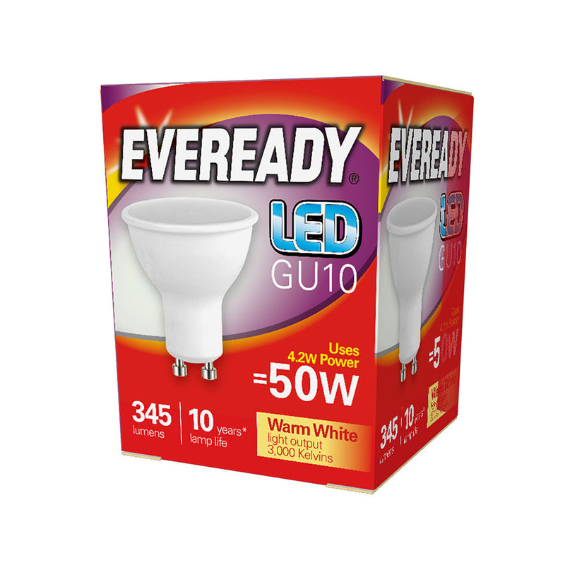 Eveready LED Spot Light Bulb - GU10 - 320 Lumen - 4.7W - Warm Light