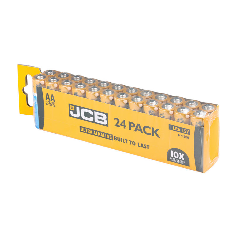 JCB Ultra Alkaline Batteries Trade Pack - AA