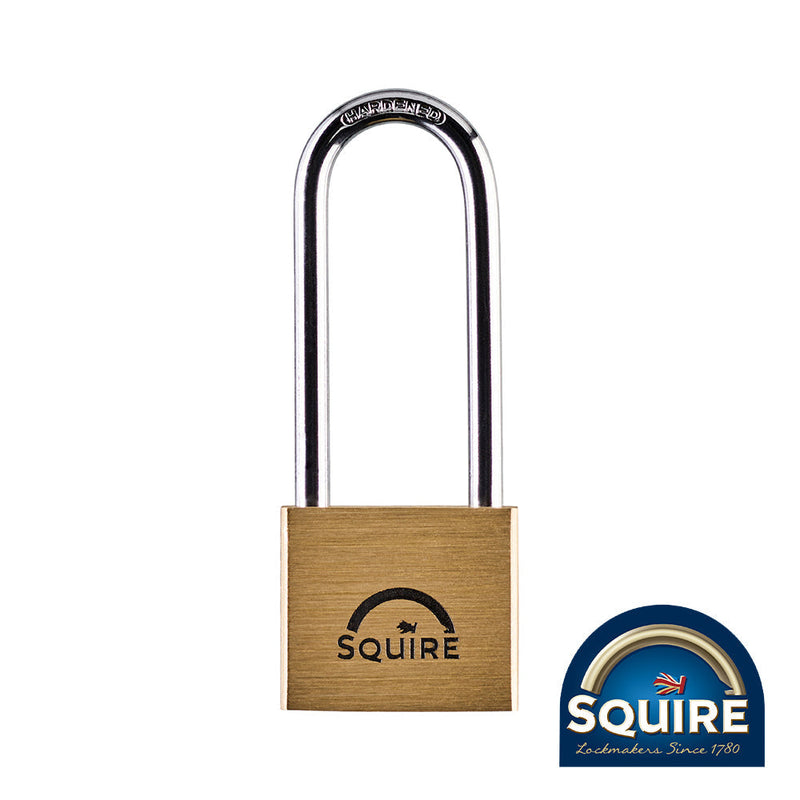 Premium Brass Lion Padlock - 2.5" Long Shackle - LN4/2.5 - 40mm