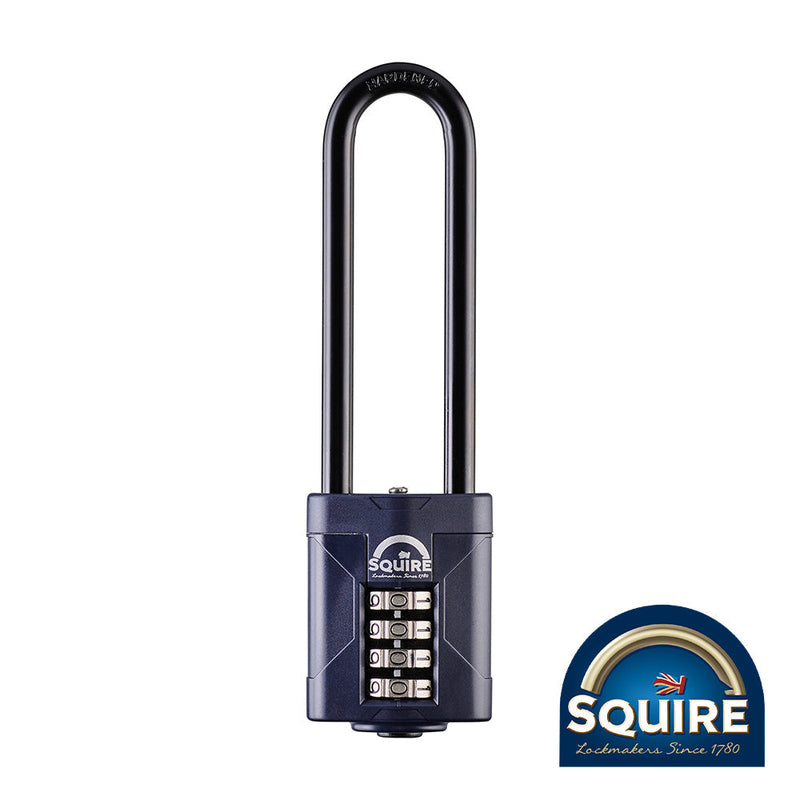 Combination Padlock - Steel 4" Long Shackle - CP50/4 - 50mm