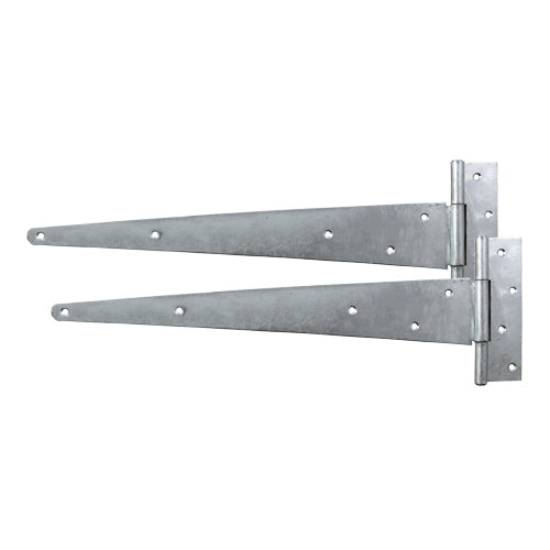 Pair of Strong Tee Hinges - Hot Dipped Galvanised - 10"