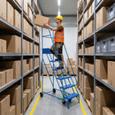 Narrow Aisle Safety Steps – 300kg – 450mm Platform – Ultra Compact – Warehouse Steps