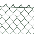 Green PVC Coated Chain Link Fence Heavy Duty – 2400mm (8ft) Galvanized Steel Roll