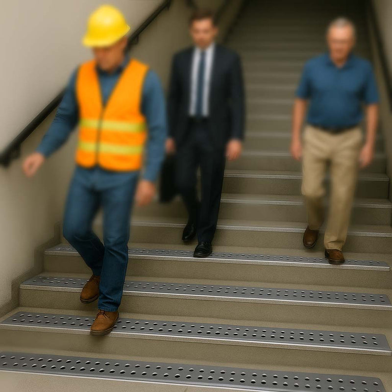 Stair Tread Nosing – GRP Anti-Slip Safety Edge for Steps
