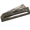 Stair Tread End Plates – Steel Fixing Brackets for Open Mesh Treads