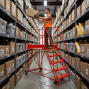 Steel Access Platform with Pvc Tread – 500kg Capacity – Anti-Slip – 700mm Wide Platform – Industrial Steps (Copy)