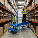 Steel Access Platform with Pvc Tread – 500kg Capacity – Anti-Slip – 700mm Wide Platform – Industrial Steps (Copy)
