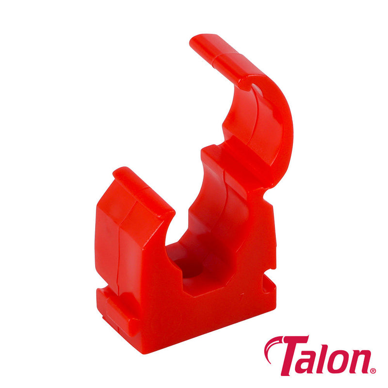 Single Hinged ID Clip - Red - TS15RED - 15mm