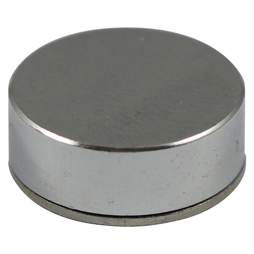 Threaded Screw Caps - Solid Brass - Polished Chrome - 12mm