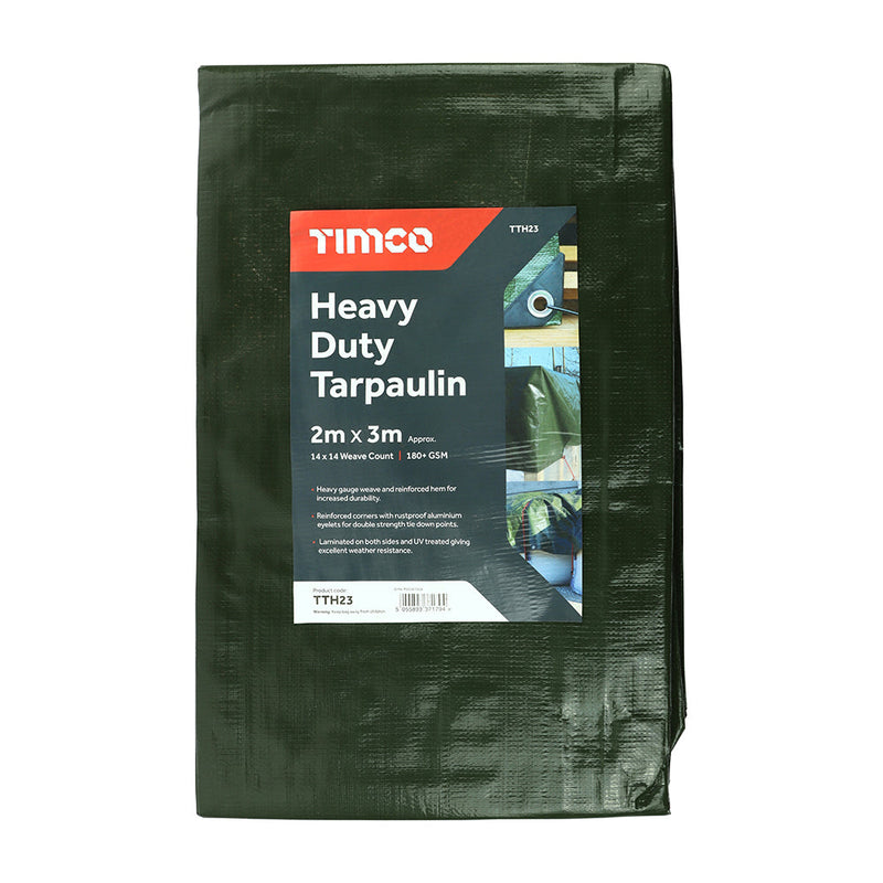 Tarpaulin - Heavy Duty - 2 x 3m