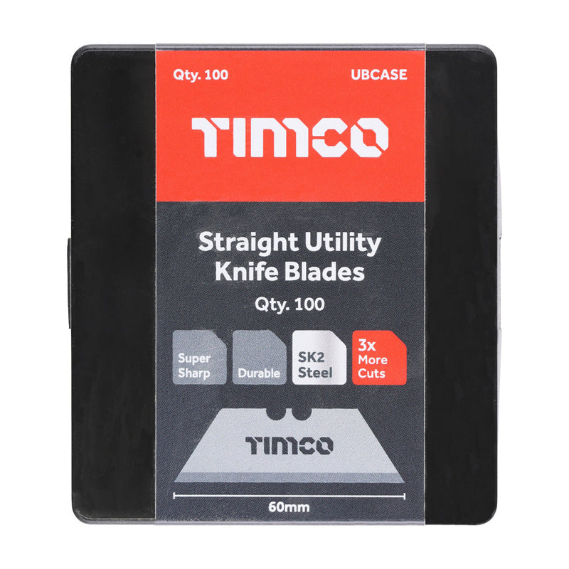 Utility Knife Blades - 60 x 19 x 0.6