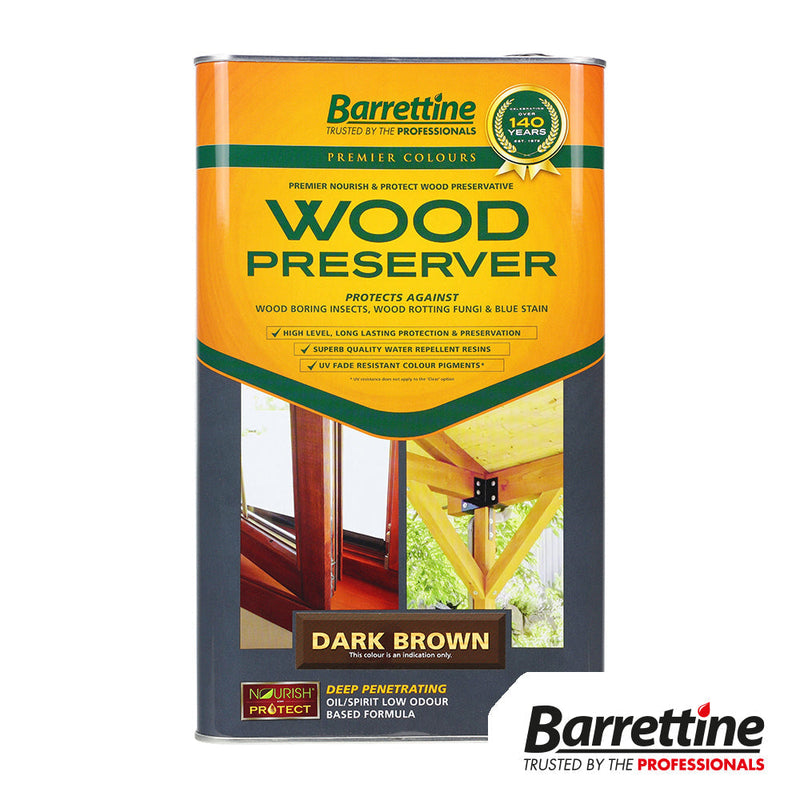 Wood Preserver - Dark Brown - 5L
