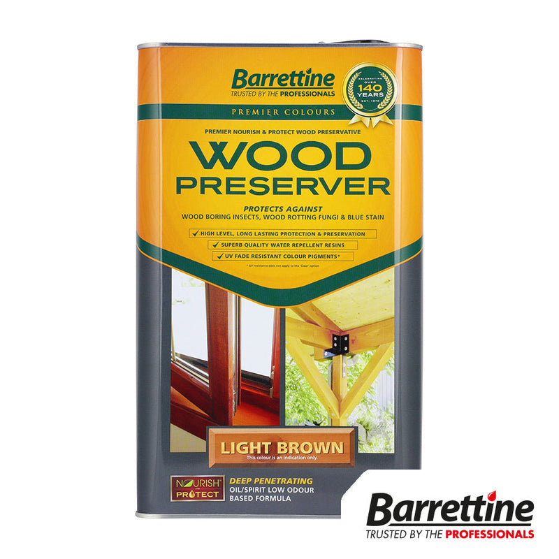 Wood Preserver - Light Brown - 5L