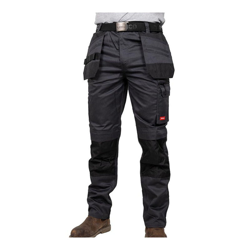 Workman Trousers - Grey/Black - W30 L30