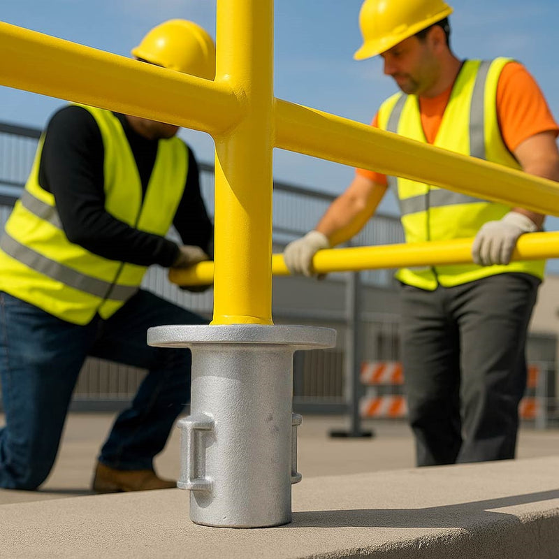 Ground Socket – Removable Upright Base for 33.7mm to 48.3mm Tube