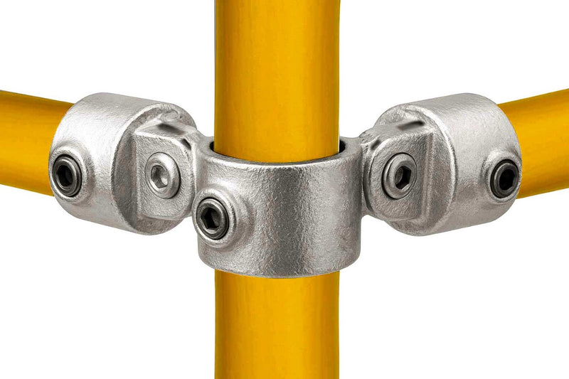 90° Corner Swivel Clamp – Multi-Angle Handrail Connector, 26.9mm to 48.3mm