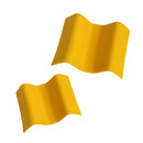 Crash Barrier End Cap – Yellow Plastic Safety Cover for Beam Ends