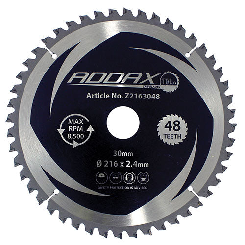 0° Mitre Saw Blade - 216 x 30 x 48T