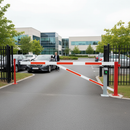 Premium Compact Swing Barrier with Locking Posts for Enhanced Access Control and Durability