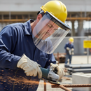 Premium Clear Polycarbonate Visor for Headgear - High-Speed Particle Protection and Easy Mounting System