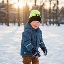 Premium Children's Reversible Beanie Hat with High Visibility Colors and Discreet Design