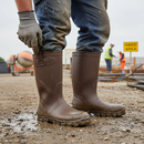 Premium Full Safety Wellingtons with Steel Toe Cap, Waterproof, and Slip-Resistant Outsole for Optimal Protection