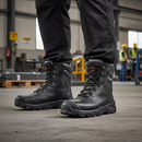 Premium High-Performance Safety Boot with Composite Toe Cap, Water-Repellent Leather Upper, and Eco-Friendly Insulation for Cold Weather