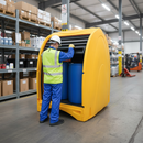 Premium Spill Pallet Hardcover with Roller Door for Drum Storage