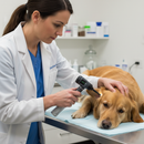 Premium Veterinary Otoscope Diagnostic Set with Coaxial Ophthalmoscope, Adjustable Focus, and USB-C Charging Cable for Effective Examination