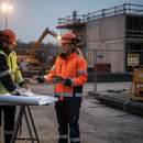 Premium Women's Hi-Vis Shell Jacket with Waterproof Fabric, Two-Way Zip, and Ventilation Features