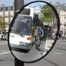 Premium 500mm Cycle Safety Mirror for Enhanced Cyclist Visibility at Junctions - High-Quality Professional Grade for Industrial and Commercial Appl...