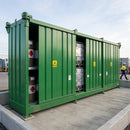 Steel Drum & IBC Storage Cabinet – 3300L, 48×205L or 12×1000L