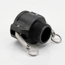 Cam Lever Coupler 1¼in Male × 1½in Polypropylene (view 2)