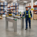 Premium Half Height Turnstile with Slimline Design, Stainless Steel Housing, and Multiple Access Modes for Enhanced Security