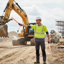Premium High-Visibility Short Sleeved Polo Shirt with Reflective Tape for Safety in Construction and Warehousing