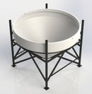 1500L 45° Open Top Cone Tank, UV-Stabilised Polyethylene (view 2)