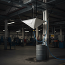Heavy Duty Leak Diverter Tarp and Fittings - 100cm x 100cm