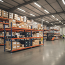 Heavy Duty Longspan Shelving Unit - 2500mm High - Blue & Orange